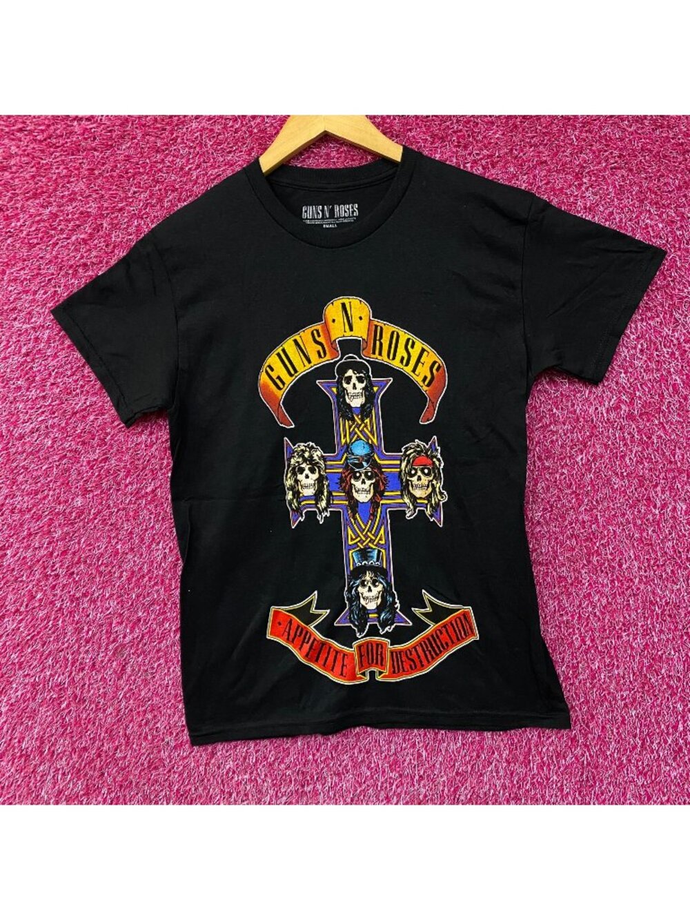 Guns N' Roses Appetite For Destruction Rock Band T-Shirt Small